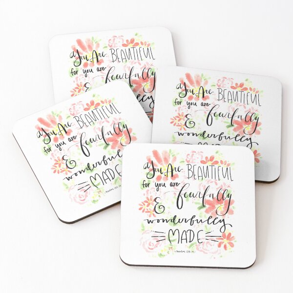 Item preview, Psalm 139:14 (floral) designed and sold by gracies-illos.