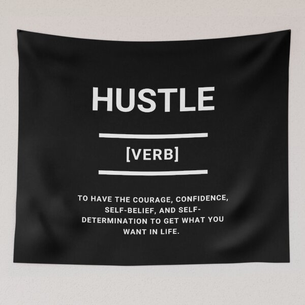 Item preview, Hustle Definition, Inspirational Quote, Entrepreneur, Hustler, Hustling, Hustle, Motivational, Inspirational, Motivation, Office designed and sold by LoveGiftHub.