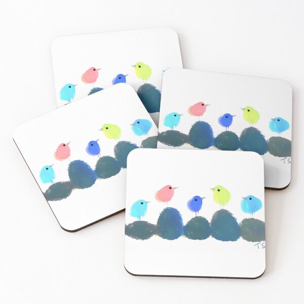 Item preview, Little Birds on rocks  designed and sold by Tom Sachse.