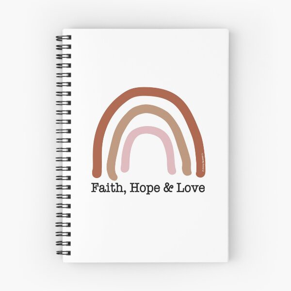 Item preview, Faith Hope Love Rainbow 1 - a Scripture Verse Illustration - Christian Faith Based Art designed and sold by GroovyChristian.