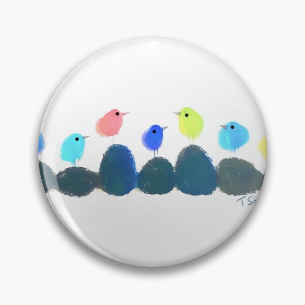 Item preview, Little Birds on rocks  designed and sold by Tom Sachse.
