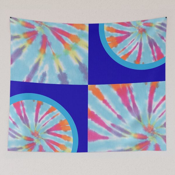 Item preview, Patrón Tie Dye con azul oscuro - Cute Tie Dye designed and sold by Vero De.