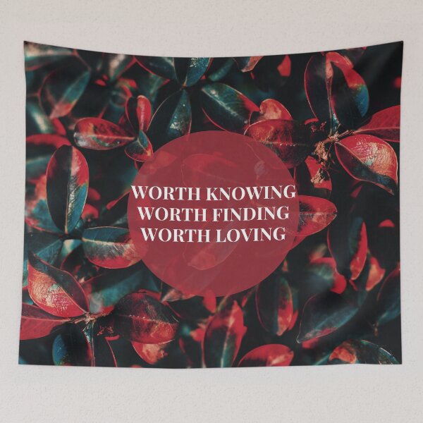 Item preview, WORTH KNOWING WORTH LOVING designed and sold by KeleCo.