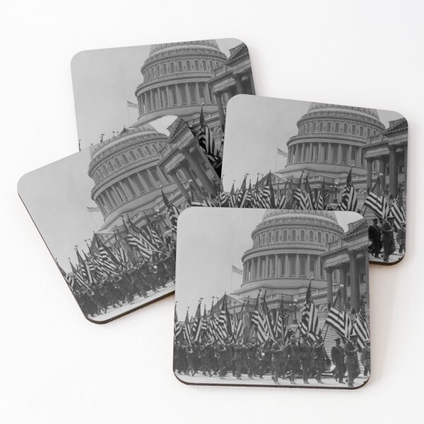 Item preview, Veteran Bonus Army Marchers Outside The Capitol Building - 1932 designed and sold by warishellstore.