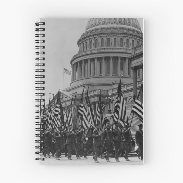 Item preview, Veteran Bonus Army Marchers Outside The Capitol Building - 1932 designed and sold by warishellstore.