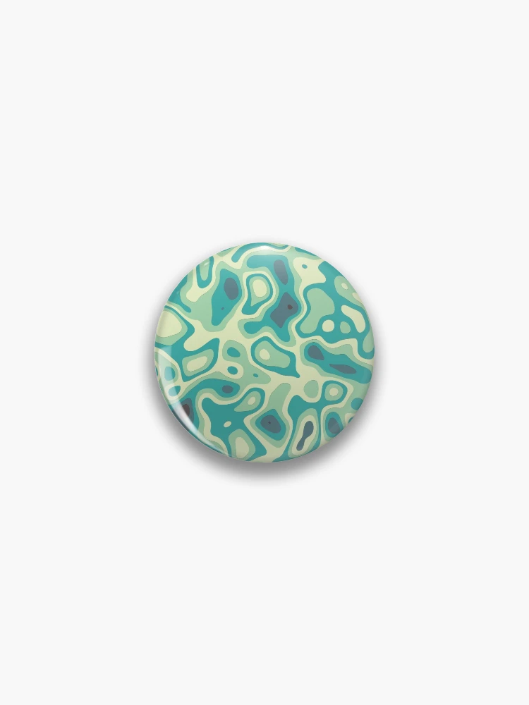 Thumbnail 1 of 3, Pin, Retro Abstract Pattern designed and sold by RomeoSketches.