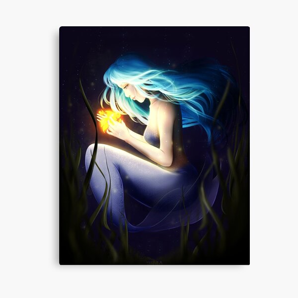 Blue and yellow Canvas Print
