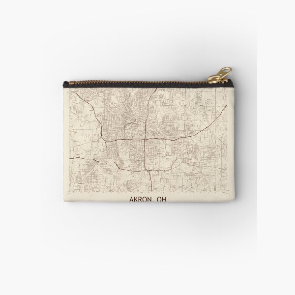 Item preview, Akron, OH Topographical Map Vintage designed and sold by PGHPhotoCo.