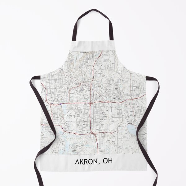 Item preview, Akron, OH Topographical Map Clean designed and sold by PGHPhotoCo.