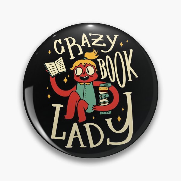 Item preview, Crazy Book Lady reading stories designed and sold by Piztees.