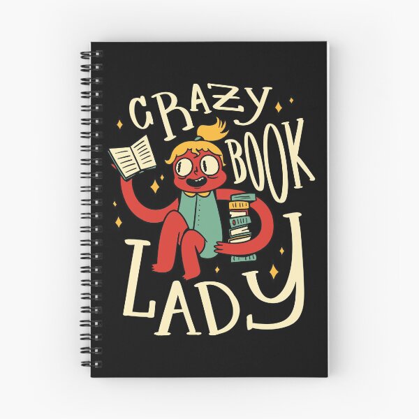 Item preview, Crazy Book Lady reading stories designed and sold by Piztees.