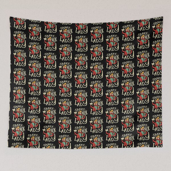 Item preview, Crazy Book Lady reading stories designed and sold by Piztees.