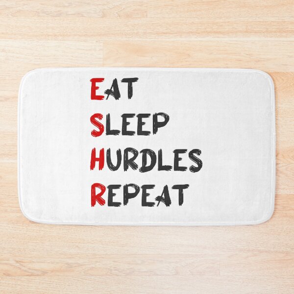 Item preview, Eat Sleep Hurdles Repeat designed and sold by Mugiwara107.