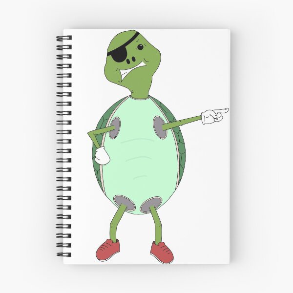 Item preview, Angry turtle with eye patch designed and sold by TommyJ711.