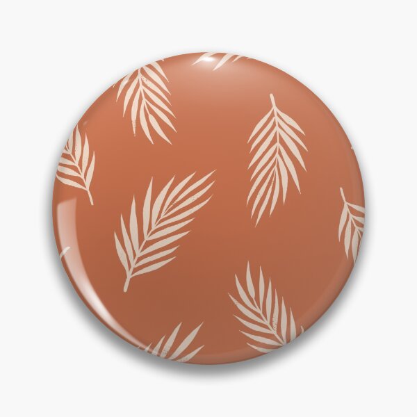 Artikelvorschau, Palm Leaf Pattern In Rusty Brown And Sand entworfen und verkauft von gamboling.