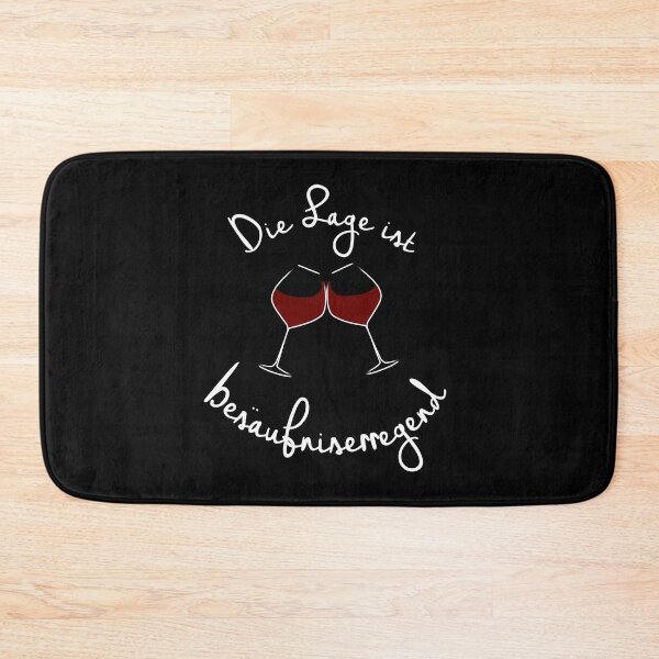 Item preview, The Situation Is Boozy In German I Need A Glass Of Wine designed and sold by Paulina Vanlife.