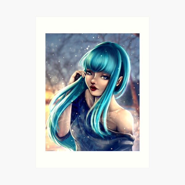 Glace Art Print