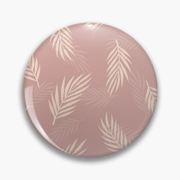 Artikelvorschau, Palm Leaf Pattern In Dusty Pink And Soft Beige entworfen und verkauft von gamboling.