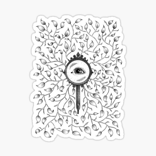 Looking Glass Sticker