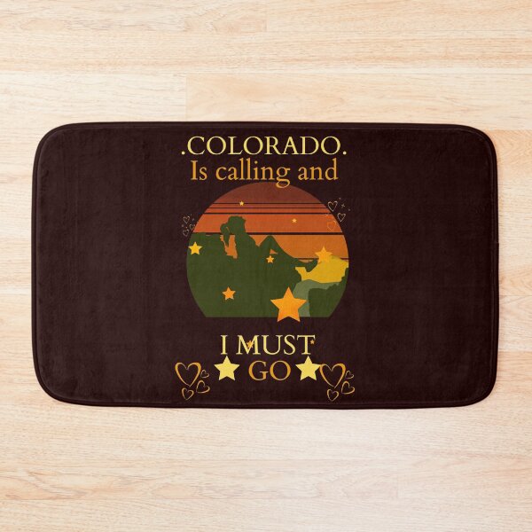 Aperçu de l'œuvre COLORADO appelle et je dois aller COLORADO fan de randonnée et de camping créée et vendue par arteesy.