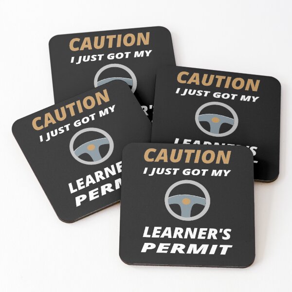Item preview, Caution I Just Got My Learner's Permit designed and sold by Beinfashion.