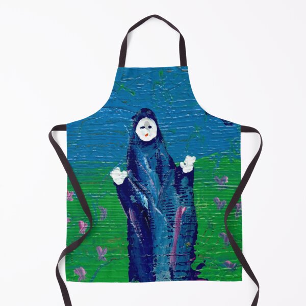 Item preview, "Mask in the Garden" Creepy Figure designed and sold by Gelarie Johnson.