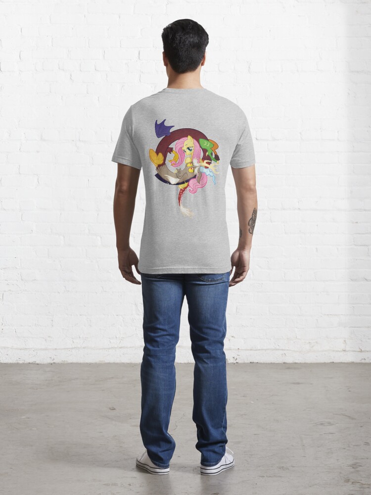 Download "MLP Fluttershy and Discord" T-shirt by Aya-kun | Redbubble