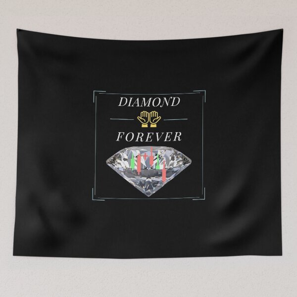 Item preview, Diamond Hands Forever Street Bets $GME GameStonk Meme Stock designed and sold by ravishdesigns.