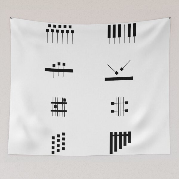 Aperçu de l'œuvre Instruments de musique, lineart créée et vendue par Olha Mishchenko.