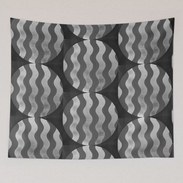 Item preview, BASSE TAILLE TEXTURE #3 - WAVE SQUARE greyscale designed and sold by MelodyArmstrong.