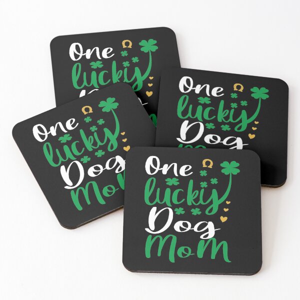 Item preview, One Lucky dog mom designed and sold by Wideworld.
