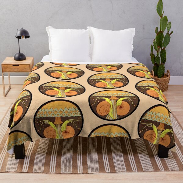 Item preview, Art Nouveau Snail Mushroom design - Verneuil designed and sold by Rachel Pile.