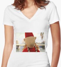 Flâneur Women's Fitted V-Neck T-Shirt