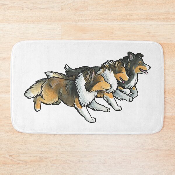 Item preview, Running Shelties designed and sold by animalartbyjess.