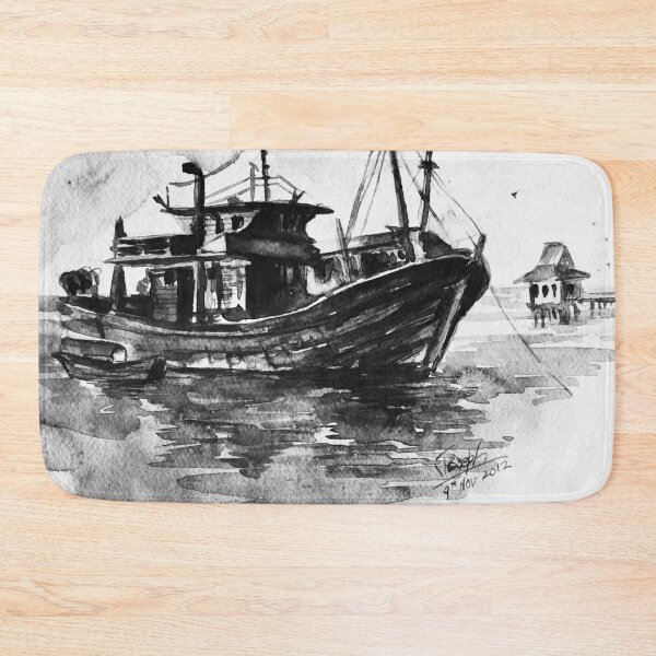 Item preview, Asian Fishing Boat designed and sold by TheJoeyStudio.