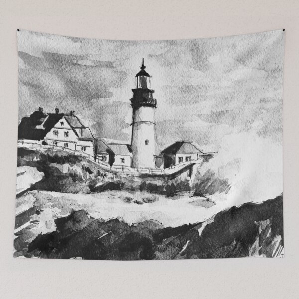 Item preview, Portland Head Light Lighthouse Maine designed and sold by TheJoeyStudio.
