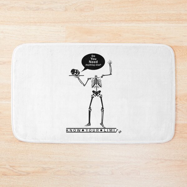 Item preview, Skeleton With Skull On A Platter (Black) designed and sold by Alcino Major.
