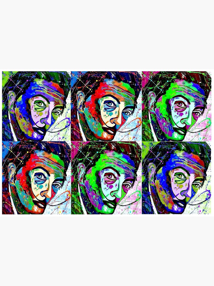 DALI : Abstract Warhol Style Salvador Dali Surreal Whimsical