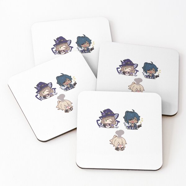 Artikelvorschau, Ritter von Favonius Genshin Impact Emotes entworfen und verkauft von milkqtea.