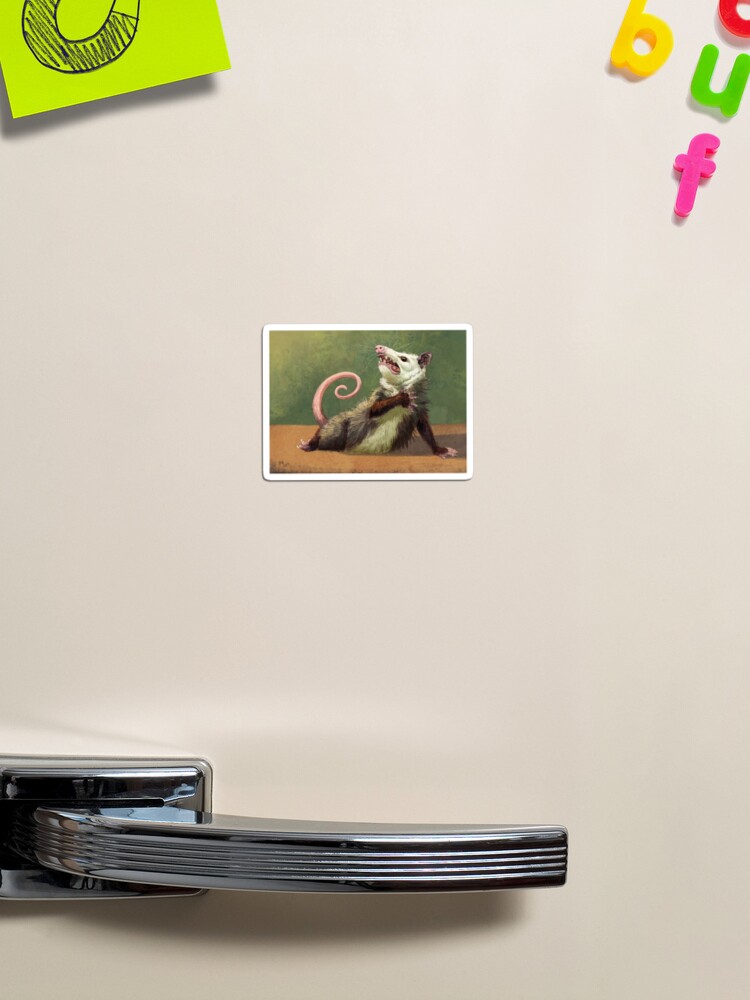 Thumbnail 1 of 3, Magnet, Amateur Opossum Actress designed and sold by rebeccakriz.