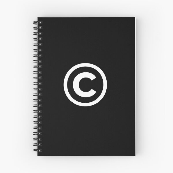 Item preview, Copyright Sign White designed and sold by ZeptoShop.