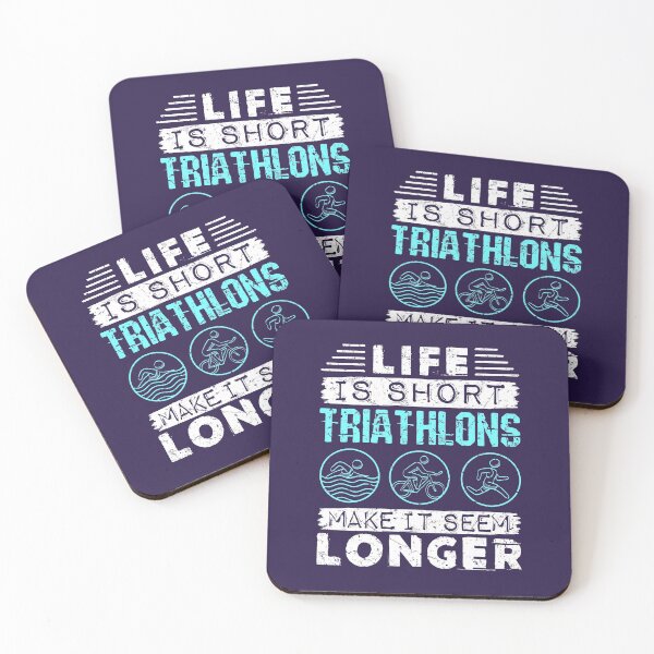 Item preview, Life Is Short Triathlons Make It Seem Longer Triathlon Triathlete designed and sold by jaygo.