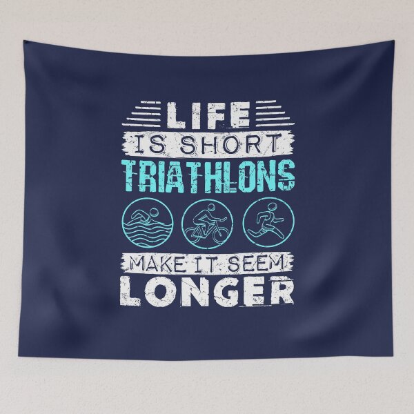 Item preview, Life Is Short Triathlons Make It Seem Longer Triathlon Triathlete designed and sold by jaygo.