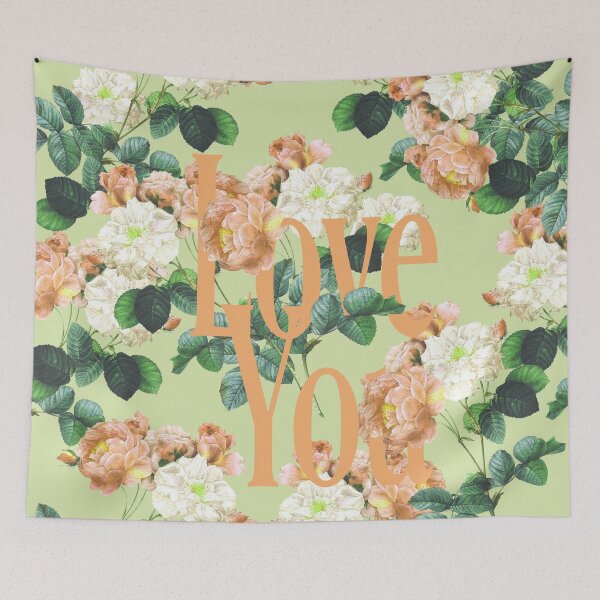 Item preview, Vintage Apricot Roses Botanical Valentine designed and sold by NancyMerkle.