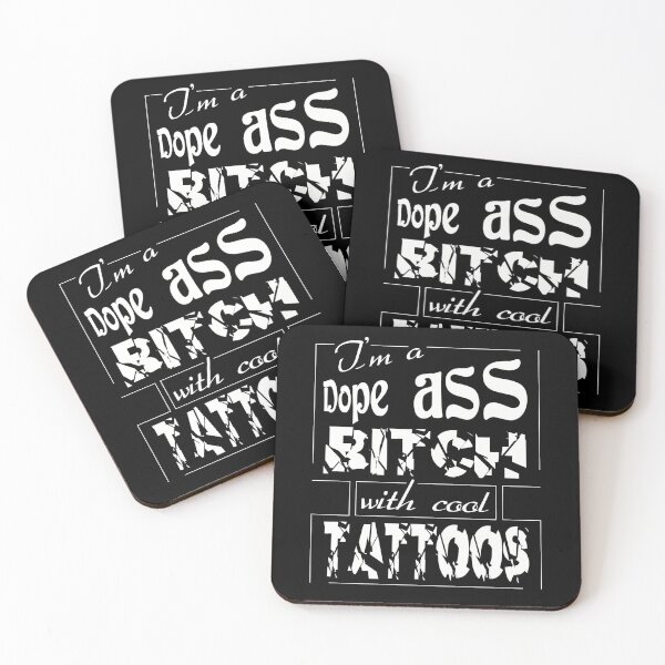 Item preview, I’m a dope ass bitch with cool tattoos designed and sold by Tatt-Hooligans.