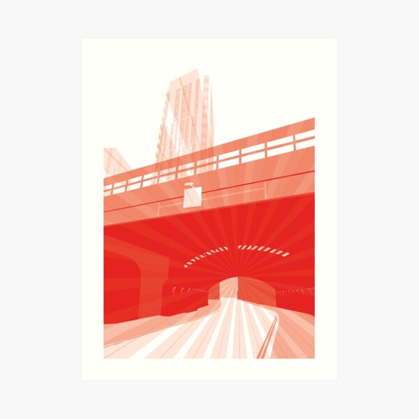 Bridge Momentum (lite) Art Print