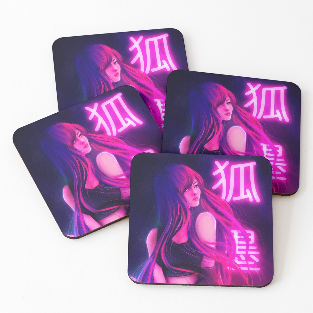 Item preview, Coasters (Set of 4) designed and sold by vulpinks.