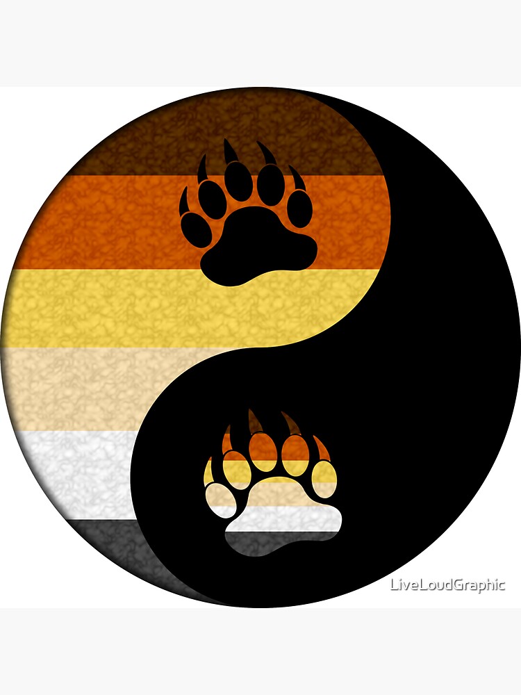 Bear Yin and Yang by LiveLoudGraphic