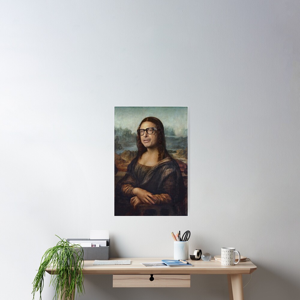 Poster « Mona Goldblum - Peinture à l'huile»