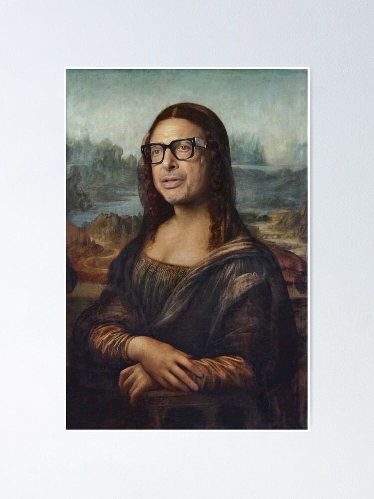 Poster ''Mona Goldblum - Peinture à l'huile' : autre vue